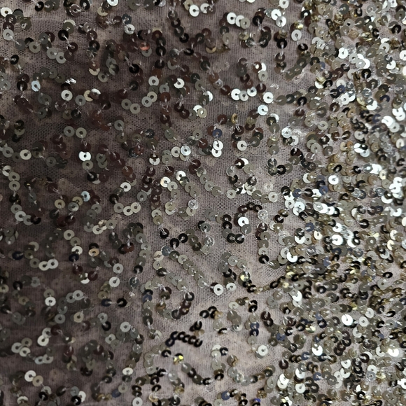 Gold Sequence Halter Top Sz-lg - Picture 3 of 4